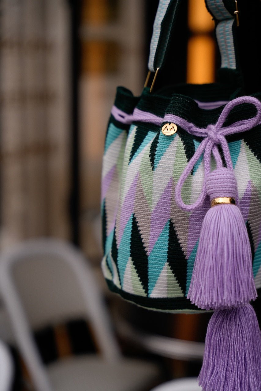 Cartagena · Large · Lilac Multicolor Bucket Bag PRE - ORDER