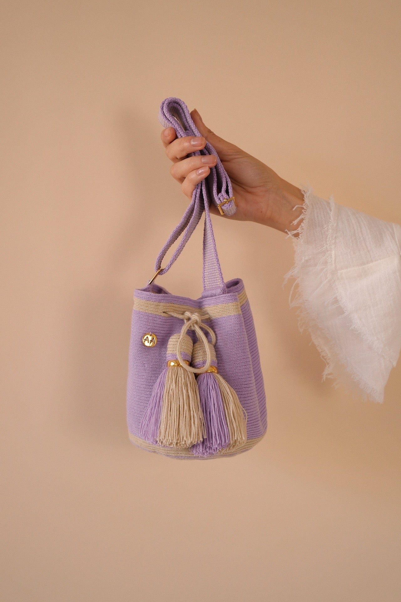 Small Pacifico bag - Lilac with Adjustable strap