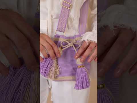 Small Pacifico bag - Lilac with Adjustable strap