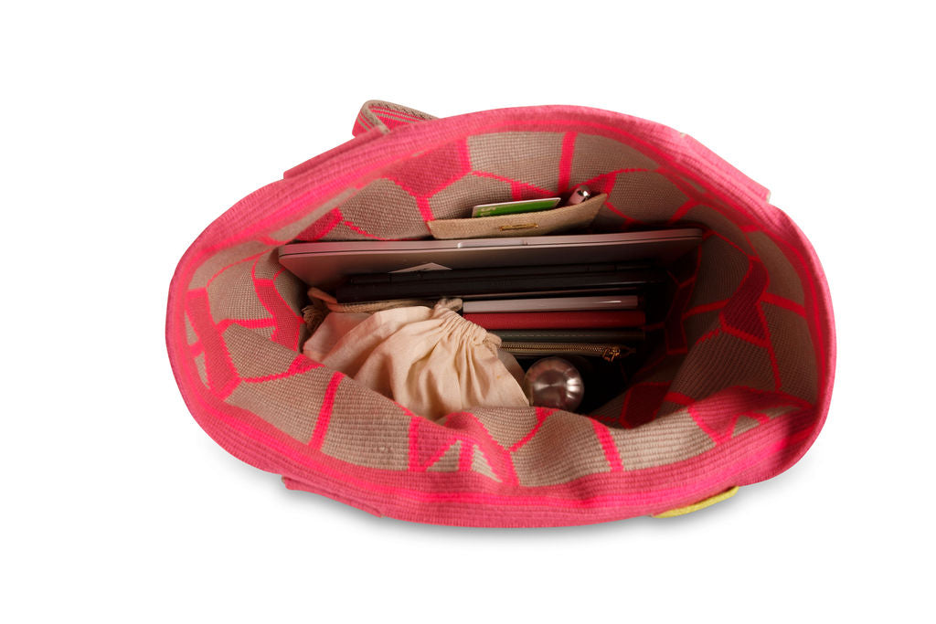 17LPinkArrowsYellowTassleShortHandle(2)