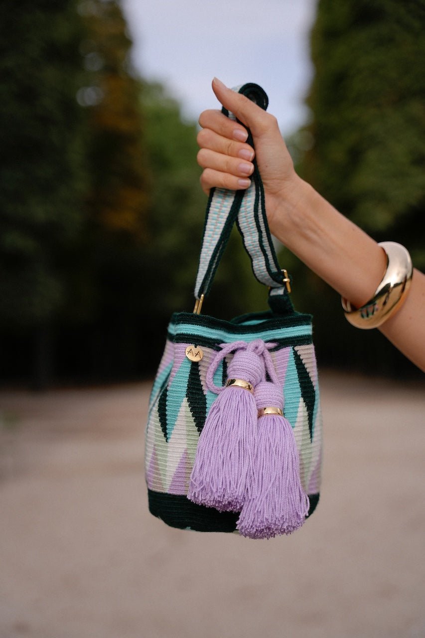 Cartagena · Small · Lilac Multicolor Bucket Bag PRE - ORDER