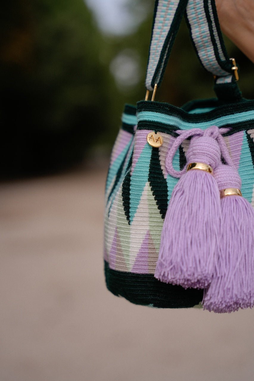 Cartagena · Small · Lilac Multicolor Bucket Bag PRE - ORDER