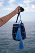 Flor · Large · Navy & Sky Bucket Bag PRE - ORDER